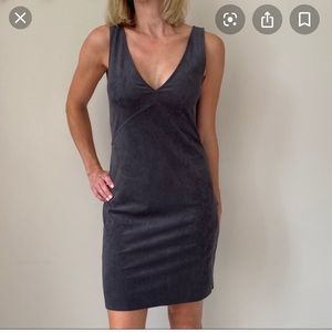 Aritzia Suede Wilfred Free Jones Dress